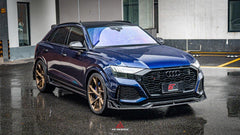 Audi RSQ8 2021 2022 2023 2024 with Aftermarket Parts - AE Style  Front Canards Carbon Fiber from ArmorExtend