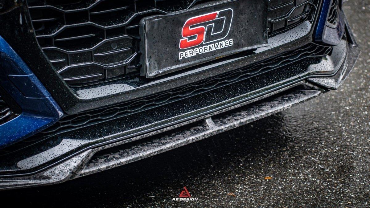Audi RSQ8 2021 2022 2023 2024 with Aftermarket Parts - AE Front Lip?Carbon Fiber?from ArmorExtend