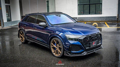 Audi RSQ8 2021 2022 2023 2024 with Aftermarket Parts - AE Front Lip?Carbon Fiber?from ArmorExtend