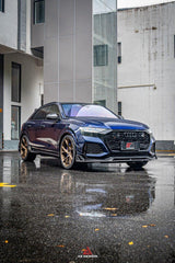 Audi RSQ8 2021 2022 2023 2024 with Aftermarket Parts - AE Front Lip?Carbon Fiber?from ArmorExtend