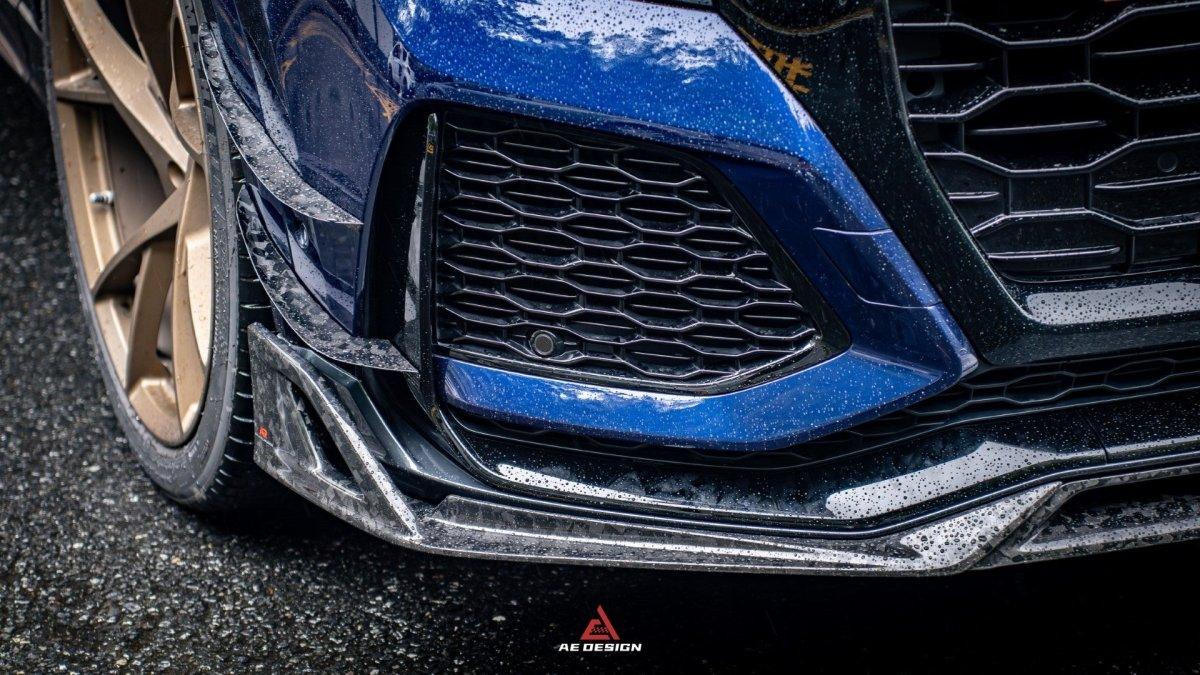 Audi RSQ8 2021 2022 2023 2024 with Aftermarket Parts - AE Front Lip Carbon Fiber from ArmorExtend