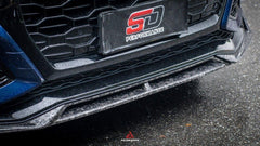 Audi RSQ8 2021 2022 2023 2024 with Aftermarket Parts - AE Front Lip?Carbon Fiber?from ArmorExtend