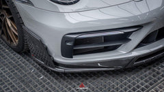 Armorextend "ART" Pre-preg Carbon Fiber Front Splitter for Porsche 992 Carrera / 4 / S / 4S with Sport Package - Performance SpeedShop