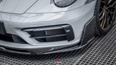 Armorextend "ART" Pre-preg Carbon Fiber Front Splitter for Porsche 992 Carrera / 4 / S / 4S with Sport Package - Performance SpeedShop