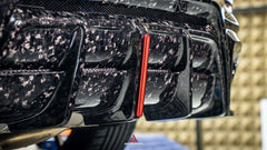 Audi RSQ8 2021 2022 2023 2024 SQ8 Q8 (requires you to upgrade the exhaust tips to RSQ8 version) 2020 2021 2022 2023 2024 with Aftermarket Parts - AE Rear Diffuser?Pre-Preg Carbon Fiber?from?ArmorExtend