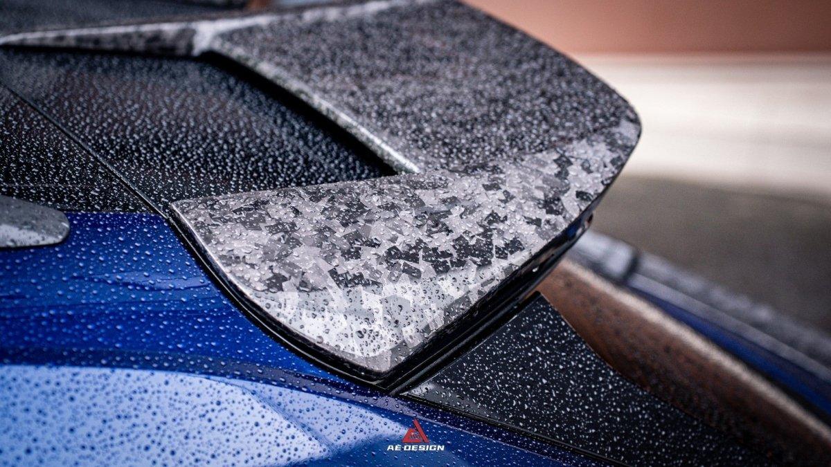 Audi RSQ8 2021 2022 2023 2024 with Aftermarket Parts -AE Roof Spoiler?Carbon Fiber?from ArmorExtend
