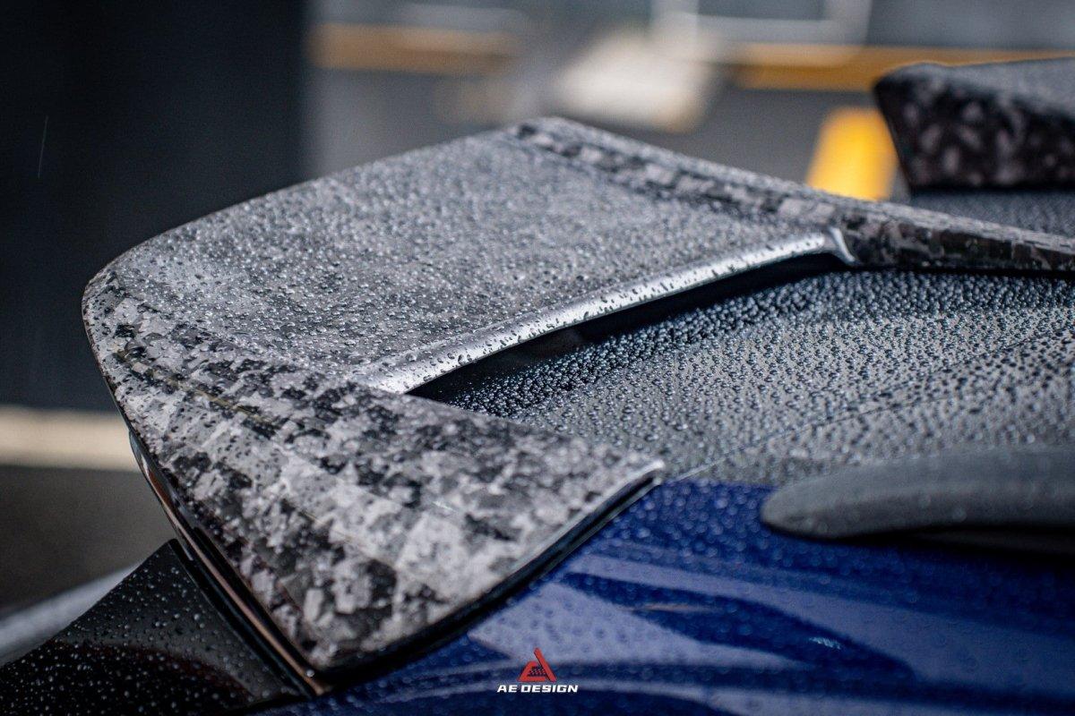 Audi RSQ8 2021 2022 2023 2024 with Aftermarket Parts -AE Roof Spoiler?Carbon Fiber?from ArmorExtend
