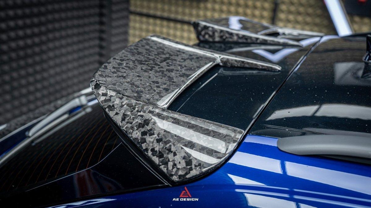 Audi RSQ8 2021 2022 2023 2024 with Aftermarket Parts -AE Roof Spoiler?Carbon Fiber?from ArmorExtend