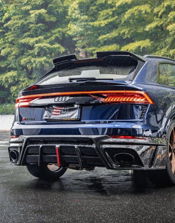Audi RSQ8 2021 2022 2023 2024 with Aftermarket Parts -AE Roof Spoiler?Carbon Fiber?from ArmorExtend