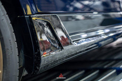 Audi Q8 SQ8 RSQ8 2020 2021 2022 2023 2024 with Aftermarket Parts - AE Side Skirts?Carbon Fiber?from ArmorExtend