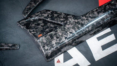 Audi Q8 SQ8 RSQ8 2020 2021 2022 2023 2024 with Aftermarket Parts - AE Side Skirts?Carbon Fiber?from ArmorExtend