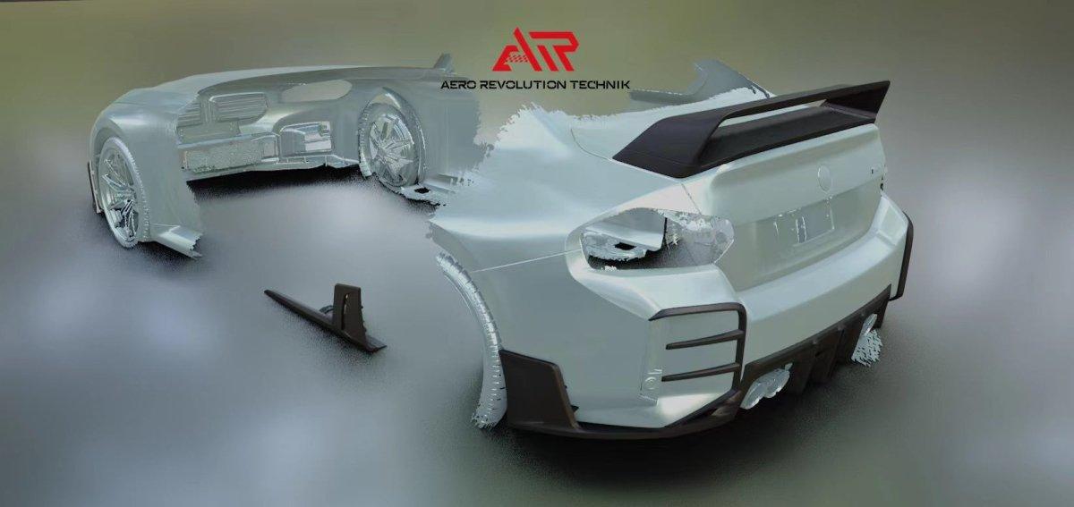 BMW M2 & M2C G87 2023 2024?with Aftermarket Parts - ART Style?Side Skirts Carbon Fiber from?ArmorExtend