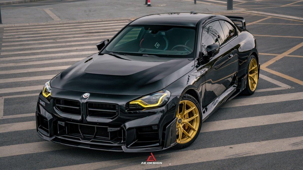 BMW M2 & M2C G87 2023 2024?with Aftermarket Parts - ART Style?Side Skirts Carbon Fiber from?ArmorExtend