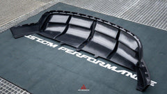 Tesla Model Y 2021 2022 2023 2024 with Aftermarket Parts - Plustic Style Rear Diffuser ABS from  ArmorExtend