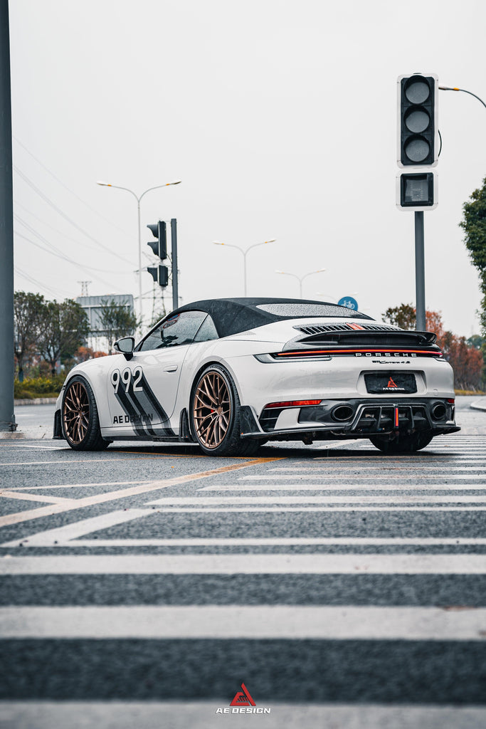 Porsche 992 Carrera aftermarket parts-Armorextend Rear Diffuser Pre ...