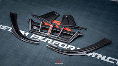 Porsche 911 992 Carrera/4/S/4S (Fits Aero Kit / Sport Package Only)2020-ON with Aftermarket Parts-ART Style Carbon Fiber Rear Diffuser  Canards from Armorextend