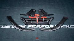 Porsche 911 992 Carrera/4/S/4S (Fits Aero Kit / Sport Package Only)2020-ON with Aftermarket Parts-ART Style Carbon Fiber Rear Diffuser  Canards from Armorextend