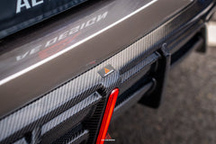 BMW 8 Series M850i 840i (With M-Package Bumper) G14 G15 G16 2018 2019 2020 2021 2022 2023 2024 with Aftermarket Parts - AE Rear Diffuser & Canards?Carbon Fiber from?ArmorExtend