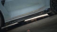 BMW M3 G80 G81 2021 2022 2023 2024 & M4 G82 G83 2021 2022 2023 2024 with Aftermarket Parts - AE Style Side Skirts Carbon Fiber?from ArmorExtend