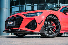 BCTXE Carbon Fiber Front Bumper Canards for Audi RS7 C8 2020-ON - Performance SpeedShop