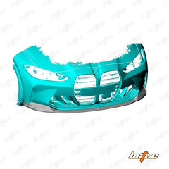 BMW M3 G80 G81 2021 2022 2023 2024 & M4 G82 G83 2021 2022 2023 2024 with Aftermarket Parts - Front Lip Pre-preg Carbon Fiber from BCTXE Tuning