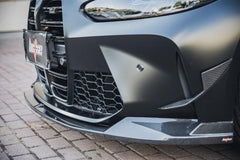 BMW M3 G80 G81 2021 2022 2023 2024 & M4 G82 G83 2021 2022 2023 2024 with Aftermarket Parts - Front Lip Pre-preg Carbon Fiber from BCTXE Tuning