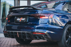 Audi S4 / A4 B9 B9.5 2017 2018 2019 2020 2021 2022 2023 2024 with Aftermarket Parts - V2 Rear Spoiler Carbon Fiber from BCTXE Tuning