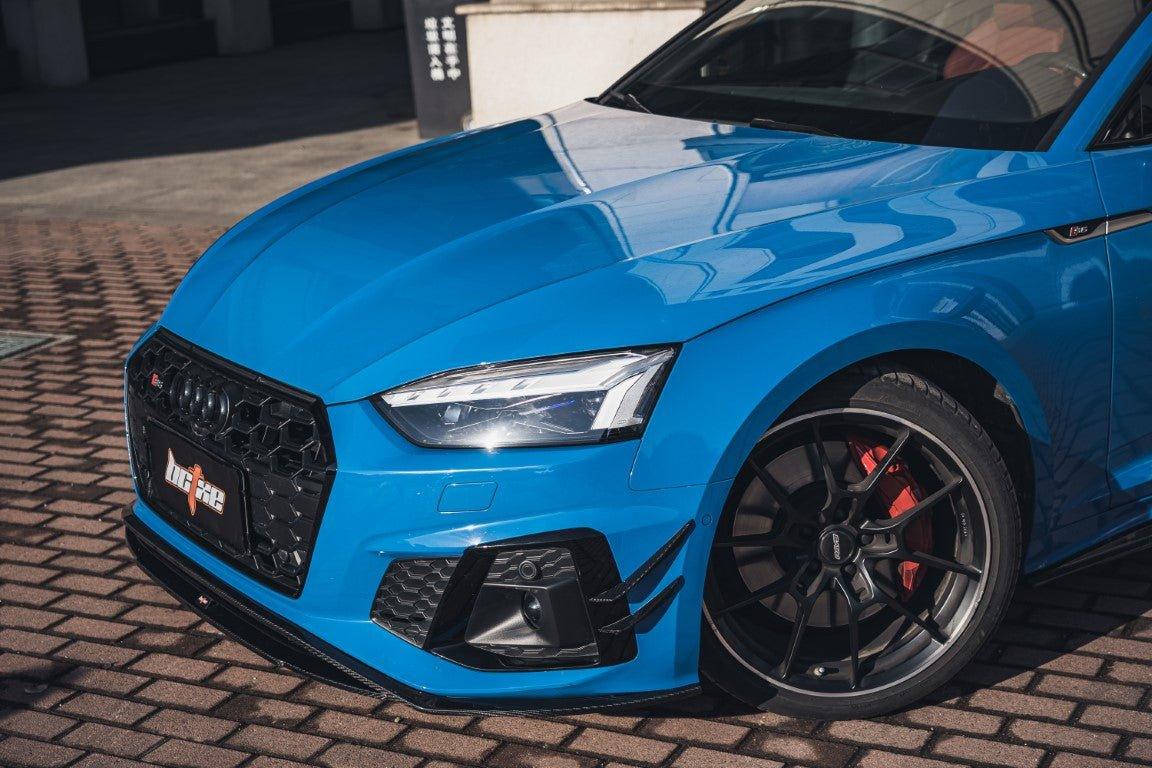 BCTXE Tuning Pre-preg Carbon Fiber Front Bumper Canards for Audi S5 & A5 S Line 2020-ON B9.5 - Performance SpeedShop