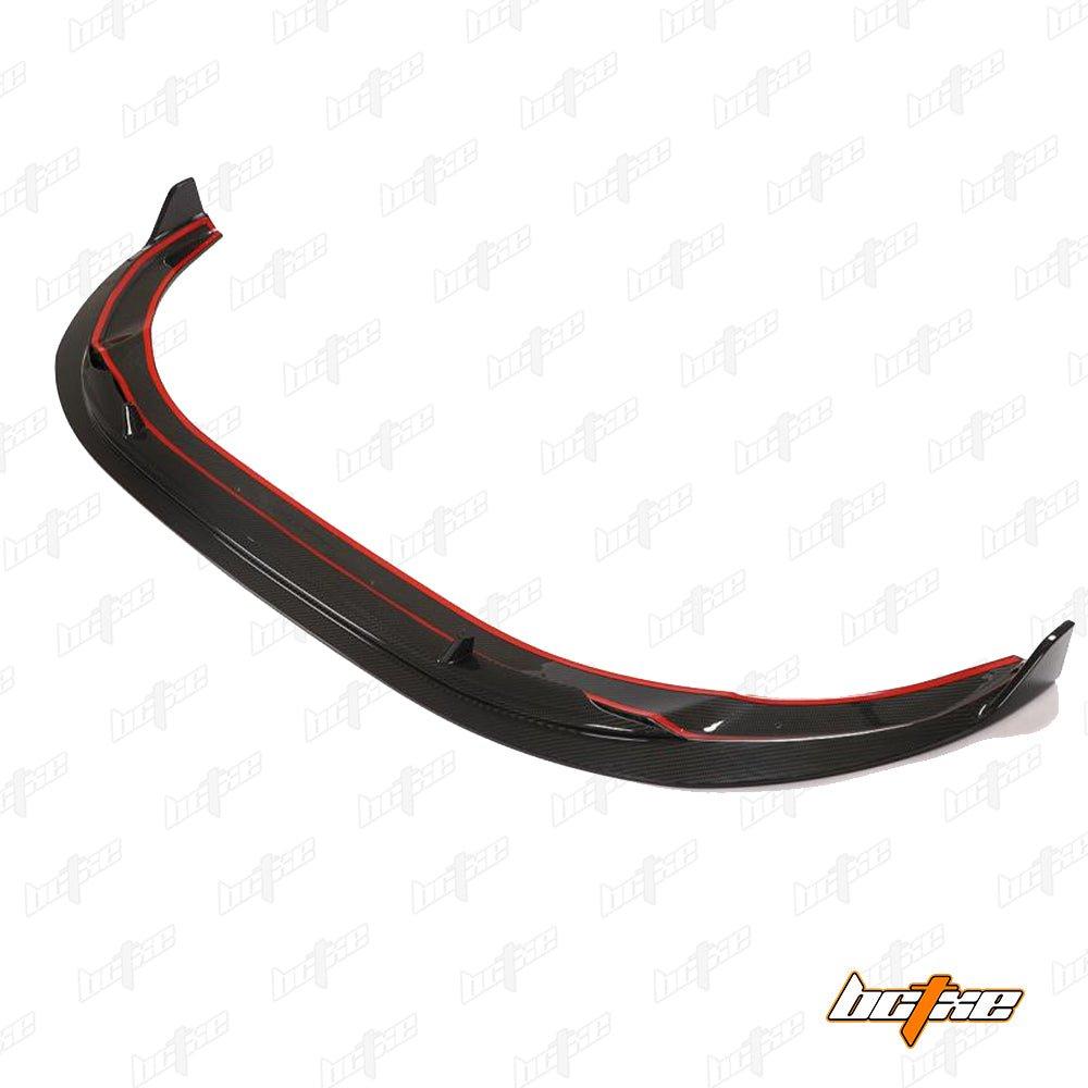 Audi S4 A4 S-line (with S-line bumper, does not fit base model) B9.5 2020 2021 2022 2023 2024 with Aftermarket Parts - V1 Front Lip Pre-preg Carbon Fiber from BCTXE Tuning