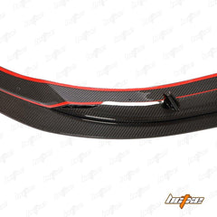 Audi S4 A4 S-line (with S-line bumper, does not fit base model) B9.5 2020 2021 2022 2023 2024 with Aftermarket Parts - V1 Front Lip Pre-preg Carbon Fiber from BCTXE Tuning