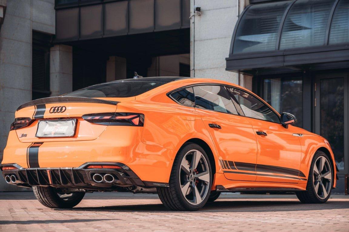 BCTXE Tuning Pre-preg Carbon Fiber Rear Diffuser Ver.2 for Audi S5 & A5 S Line 2020-ON B9.5 - Performance SpeedShop