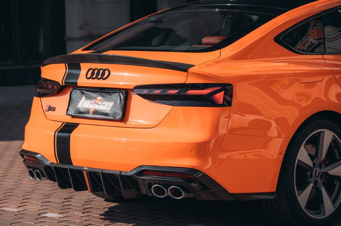 BCTXE Tuning Pre-preg Carbon Fiber Rear Diffuser Ver.2 for Audi S5 & A5 S Line 2020-ON B9.5 - Performance SpeedShop