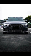 Karbel Carbon Ver.2 Carbon Fiber Lower Front Lip Splitter For Audi A6 Allroad C8 2020-ON