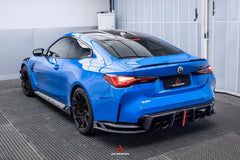 BMW M3 G80 G81 2021 2022 2023 2024 & M4 G82 G83 2021 2022 2023 2024 with Aftermarket Parts - AE Style Side Skirts Carbon Fiber?from ArmorExtend