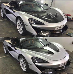 Aero Republic McLaren 540C 570S 570GT 600LT Carbon Fiber P1 Style Hood