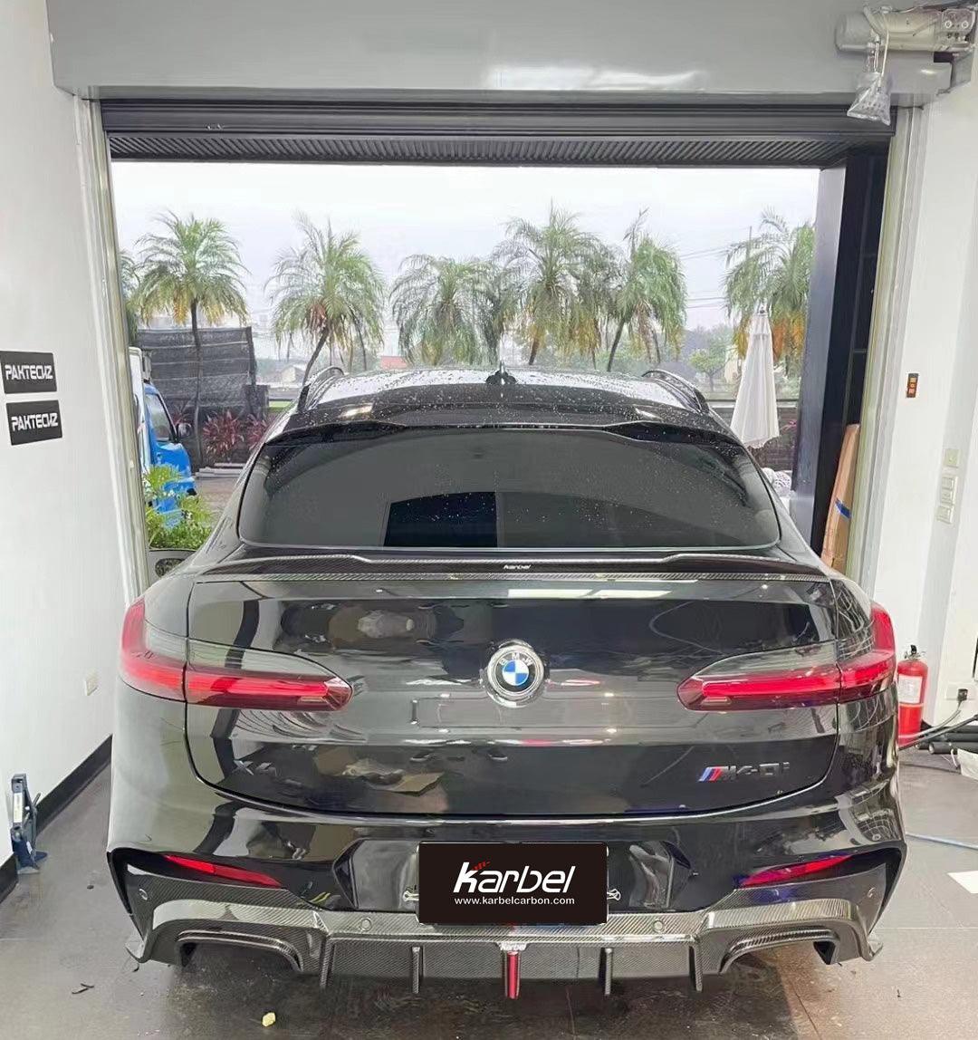 Karbel Pre-preg Carbon Fiber Rear Spoiler for BMW X4 & X4M & X4MC F98 G02