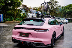 Porsche Panamera 971.1 971.2 2017 2018 2019 2020 2021 2022 2023 2024 with Aftermarket Parts - AE Rear Diffuser?Carbon Fiber?from?ArmorExtend