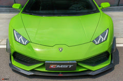 Lamborghini Huracan LP610 2015-2018 with Aftermarket Parts - Front Bumper Canards Carbon Fiber / FRP from CMST Tuning