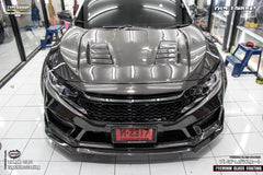 Upgrade Your Honda Civic 10th Gen FC1 FC2 FC5 FC6 2016-2021 & Civic 10th Gen FC3 FC4 FK7 2017-2021 with Aftermarket Parts - Front Bumper & Lip Carbon Fiber / FRP from CMST Tuning
