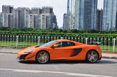 McLaren 650S 2015 2016 with Aftermarket Parts - Front Canards Carbon Fiber / FRP from CMST Tuning