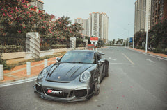 Porsche 997.1 911 Carrera/S/4S 2005 2006 2007 2008 & 997.1 911 Carrera/S/4S 2009 2010 2011 2012 & (Designed to be installed together only with CMST GT3 conversion kit bumper) with Aftermarket Parts - Front Canards Carbon Fiber / FRP from CMST Tuning