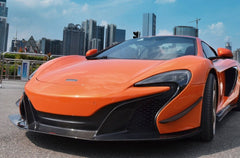 McLaren 650S 2015 2016 with Aftermarket Parts - Front Lip Carbon Fiber / FRP from CMST Tuning