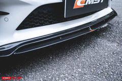 Mercedes Benz AMG C43 C300 W205 2019-2023 (C300 requires sports package front bumper) with Aftermarket Parts - Front Lip Splitter Carbon Fiber / FRP from CMST Tuning
