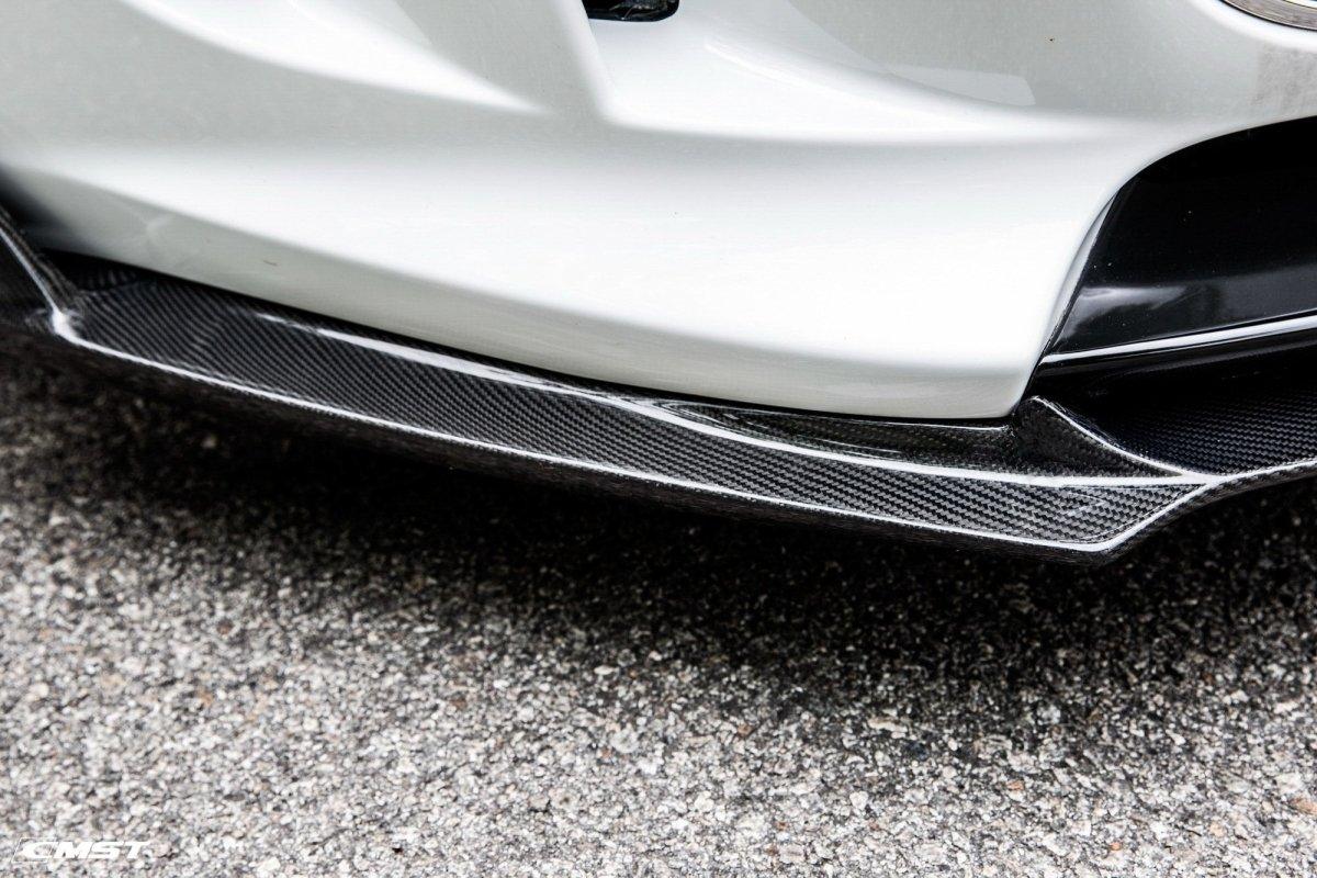 Jaguar F-Type SVR R S Base 2014-2020 with Aftermarket Parts - Front Lip Splitter Carbon Fiber / FRP from CMST Tuning