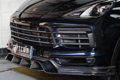 CMST Carbon Fiber Front Upper Valences for Porsche Cayenne 9Y0 2018-ON - Performance SpeedShop