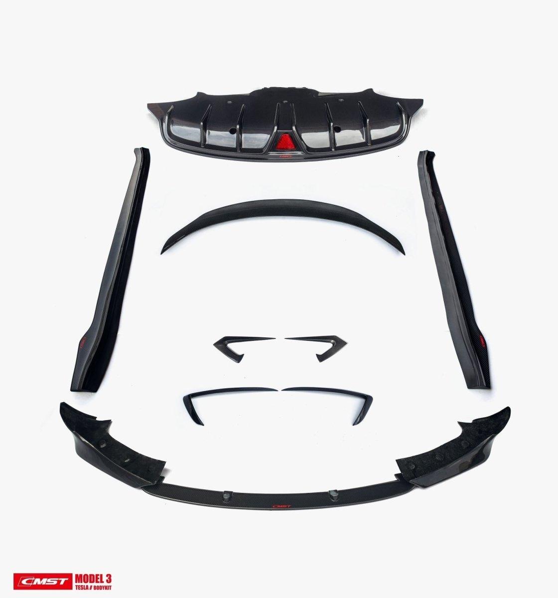 CMST Carbon Fiber Full Body Kit Style A for Tesla Model 3 - Performance SpeedShop