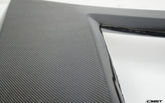 Volkswagen Golf R GTI Base MK7 MK7.5 2015-2021 with Aftermarket Parts - V2 Clearview Glass Style Hood Bonnet Carbon Fiber / FRP from CMST Tuning