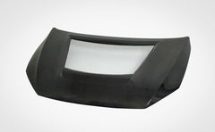 Volkswagen Golf R GTI Base MK7 MK7.5 2015-2021 with Aftermarket Parts - V2 Clearview Glass Style Hood Bonnet Carbon Fiber / FRP from CMST Tuning