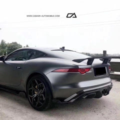 Jaguar F-Type SVR R S Base 2014-ON with Aftermarket Parts - Quad Tips Style Rear Diffuser & Canards Carbon Fiber / FRP
from CMST Tuning