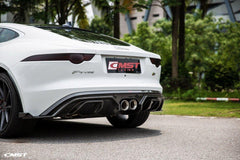 Jaguar F-Type SVR R S Base 2014-ON with Aftermarket Parts - Quad Tips Style Rear Diffuser & Canards Carbon Fiber / FRP
from CMST Tuning